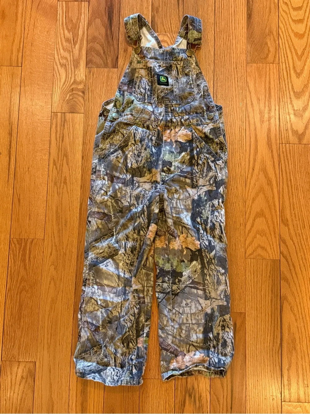 John Deere Camo Kids Overalls - Multicolor Camo